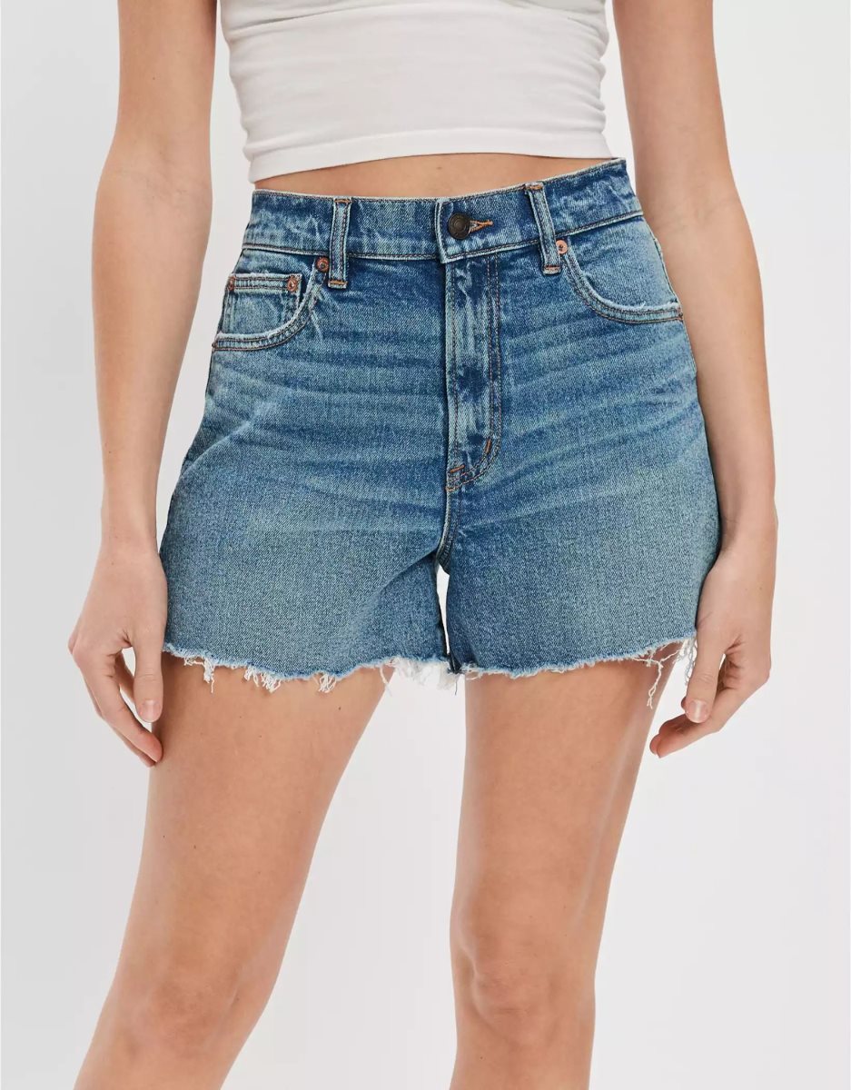 Shorts American Eagle AE Stretch Denim Highest Taille '90s Boyfriend Lavage Femme | XME-40414331